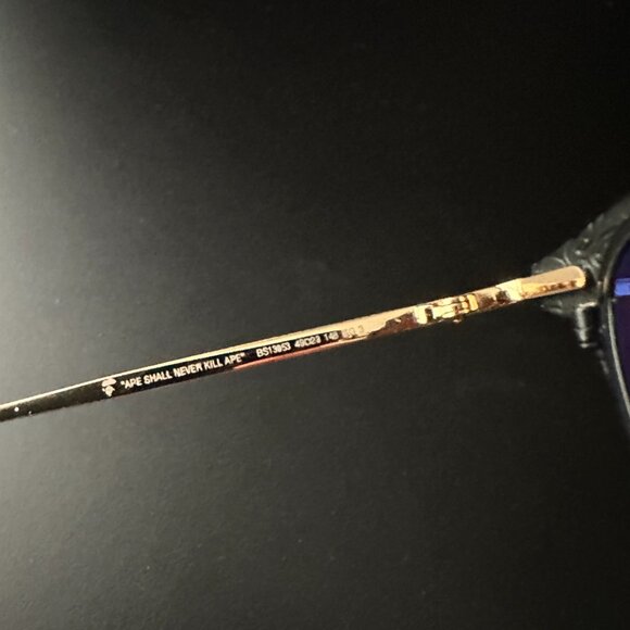 A Bathing Ape Bape Eyewear Sunglasses BS13053 - Picture 6 of 7